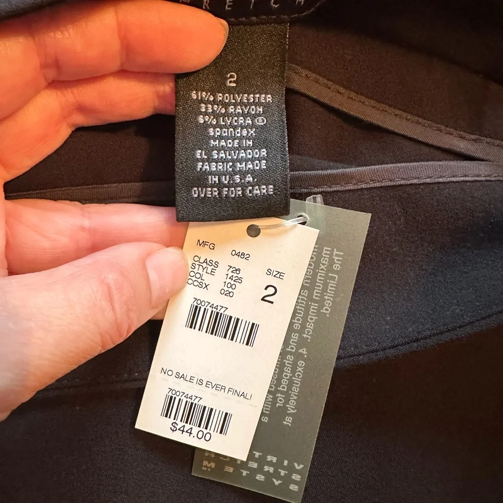 The Limited Black Stretch Pencil Skirt